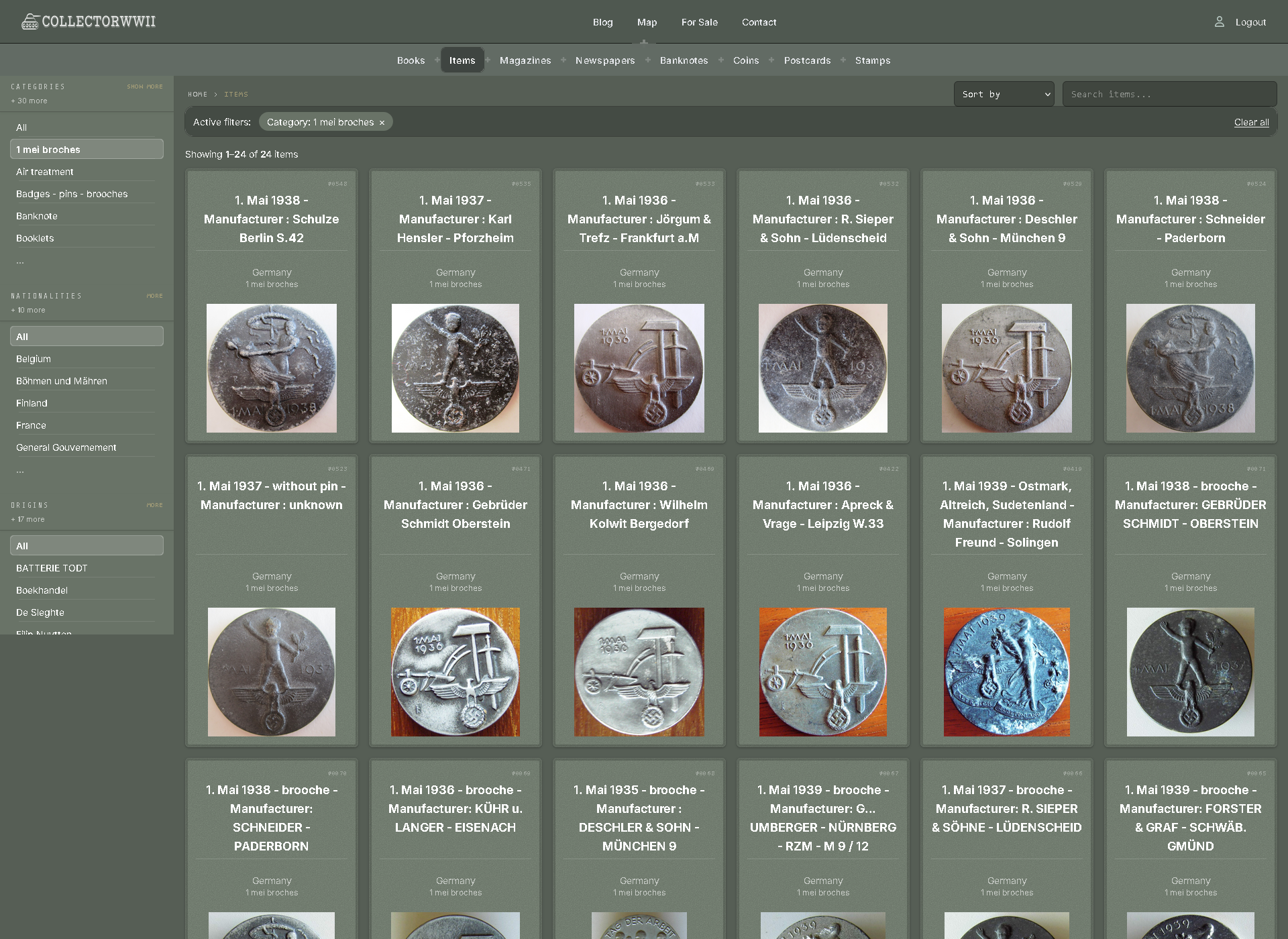 CollectorWWII books overview